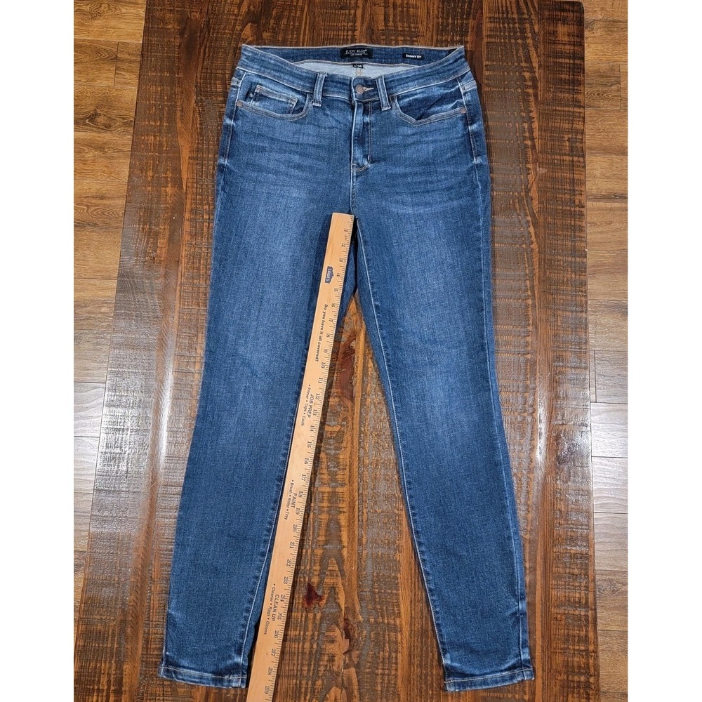 Judy Blue Jeans Womens Sz 9/29‎ Blue Denim Stretch Skinny Fit